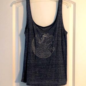 Mermaid burnout tank